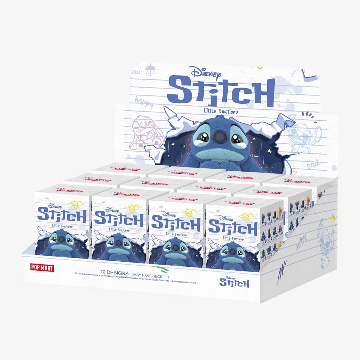 Disney Stitch Little Emotions Series Figures - Whole Set