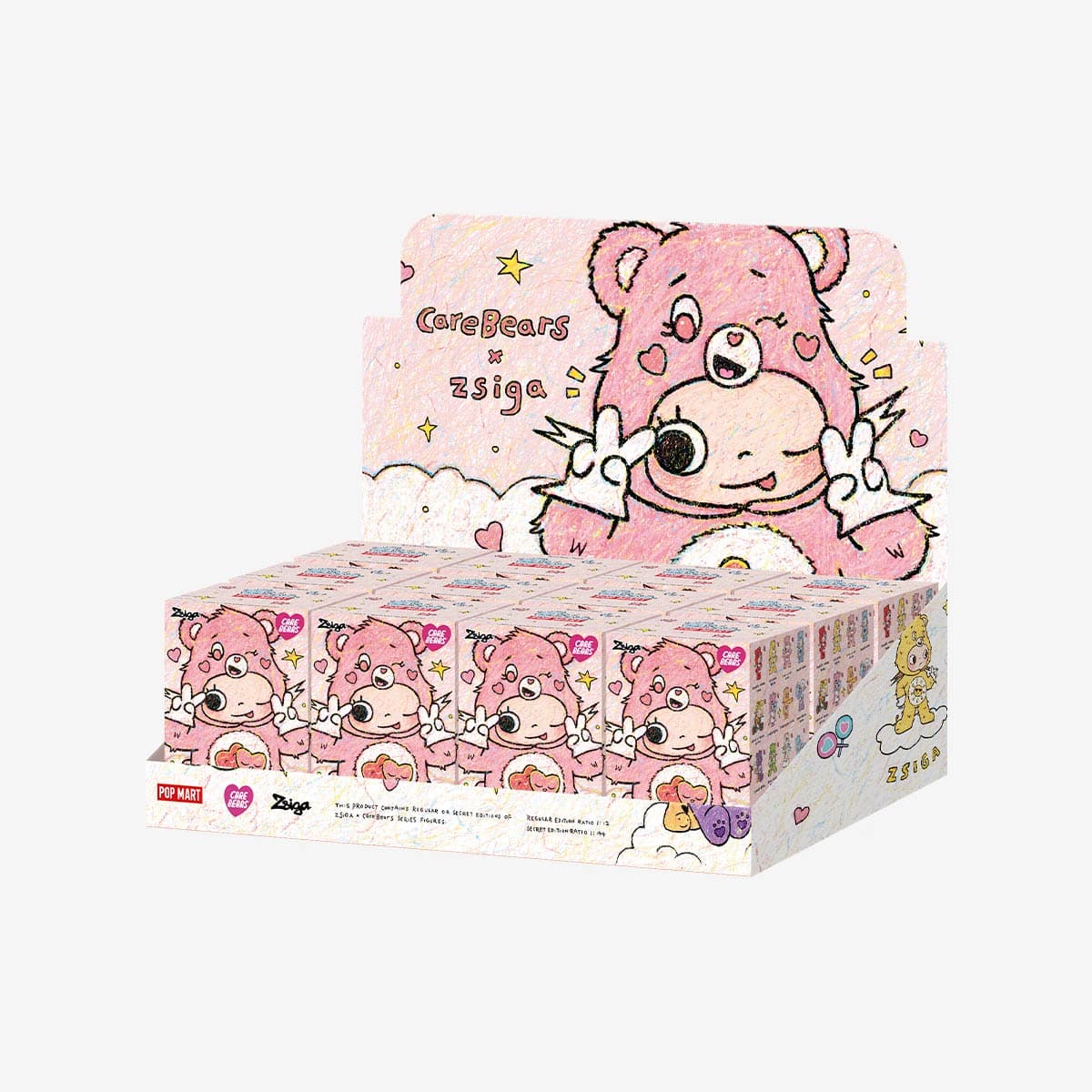 Zsiga × Care Bears Series Figures - Whole Set