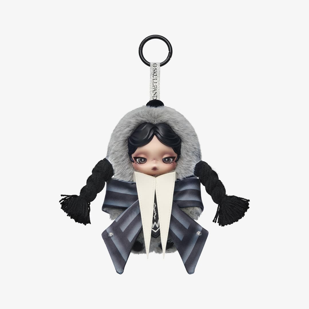 SKULLPANDA × Wednesday Plush (Nevermore Academy Uniform Version)