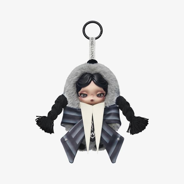 SKULLPANDA × Wednesday Plush (Nevermore Academy Uniform Version)