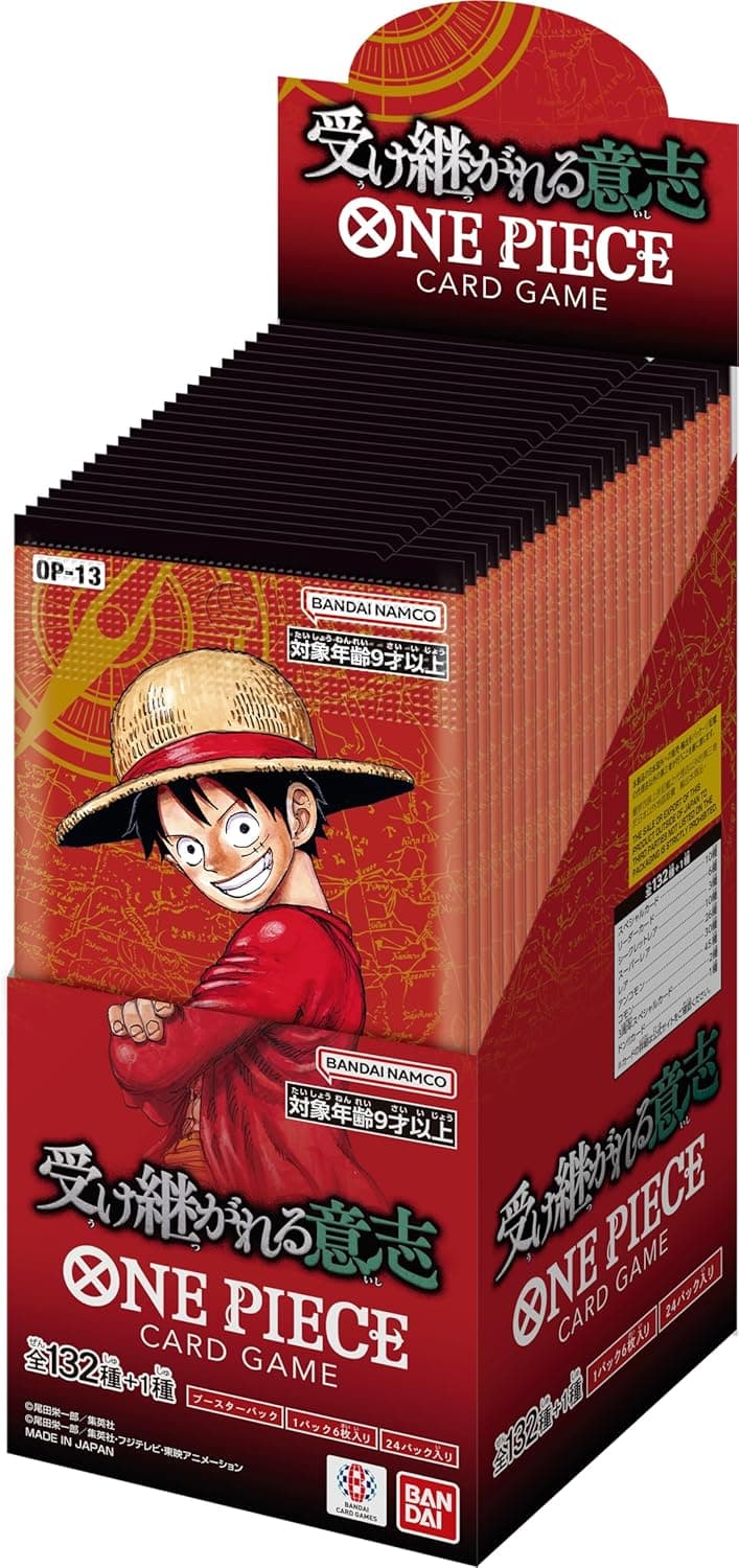 ONE PIECE CARD GAME Carrying On His Will (OP-13) Box