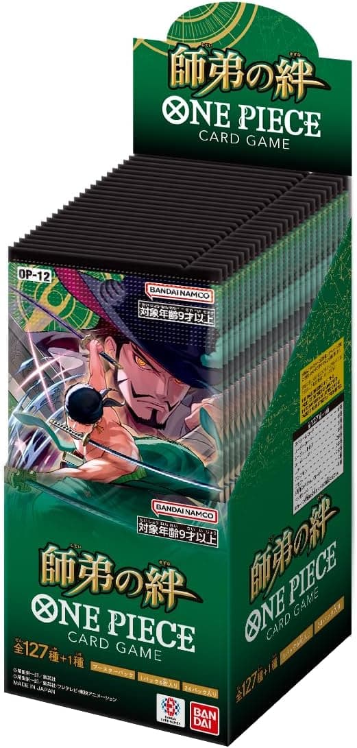 ONE PIECE CARD GAME Master and Student Bonds (OP-12) Booster Box (Japanese)
