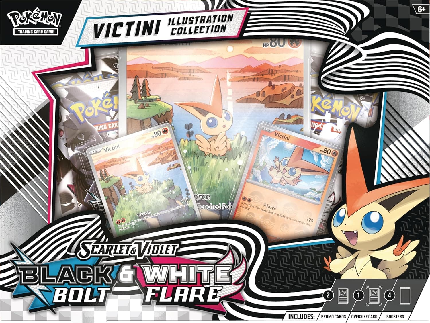 Pokemon TCG Scarlet & Violet 10.5 Unova Victini Illustration Collection