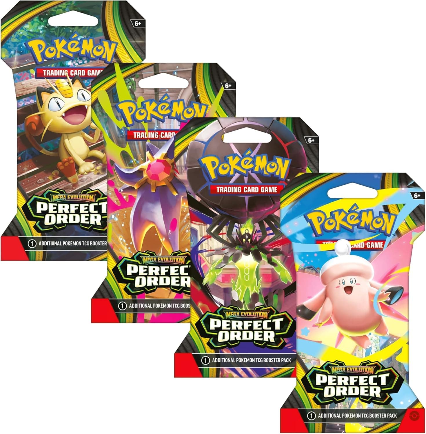 Pokemon TCG: Mega Evolutions - Perfect Order Sleeved Booster Pack - 10 Cards