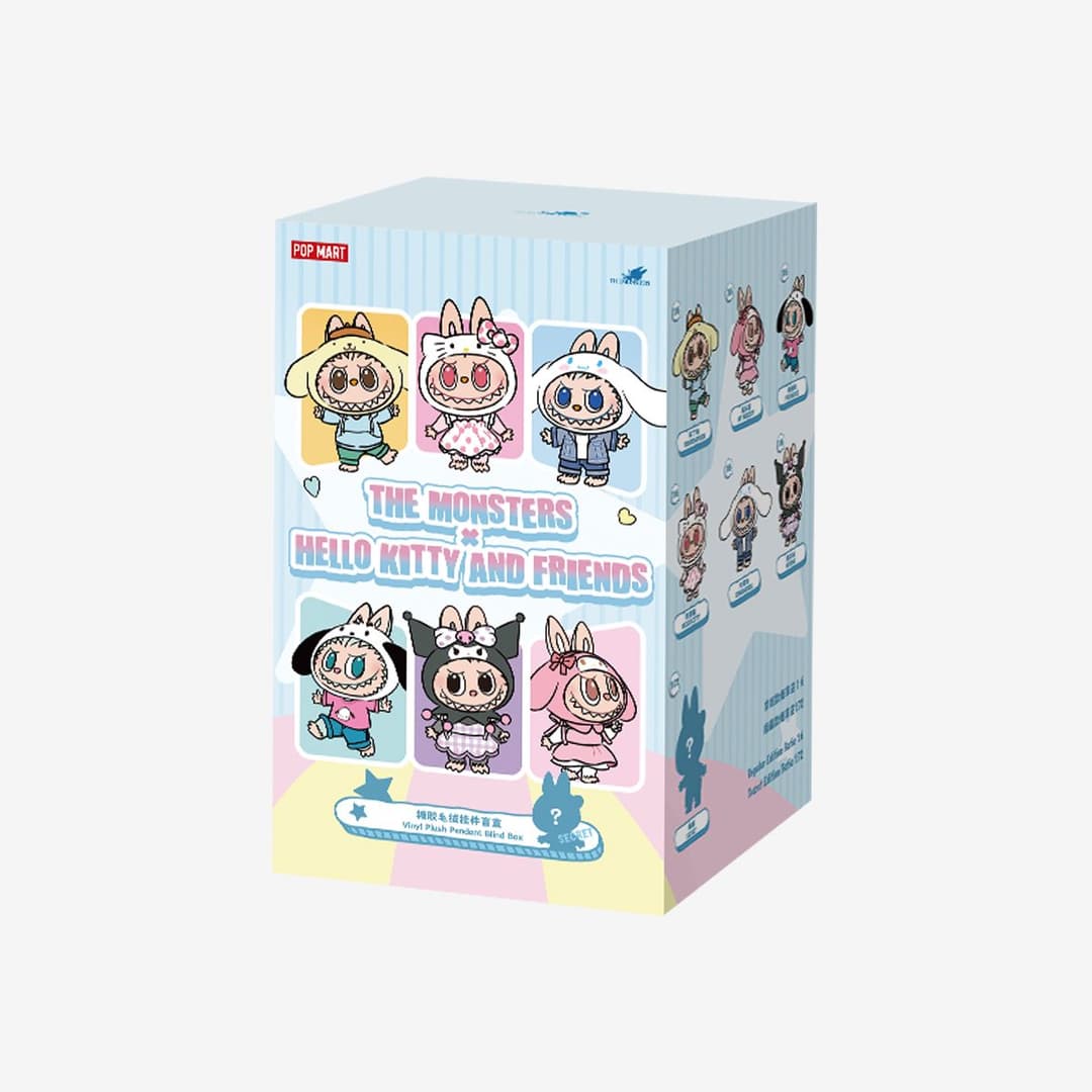 THE MONSTERS x Hello Kitty and Friends Series-Vinyl Plush Pendant Blind Box - Single