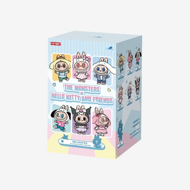 THE MONSTERS x Hello Kitty and Friends Series-Vinyl Plush Pendant Blind Box - Single