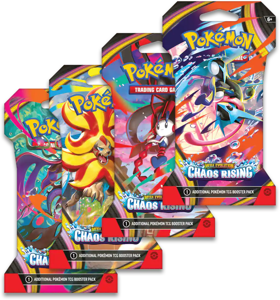 Pokemon TCG: Chaos Rising Sleeved Booster Pack