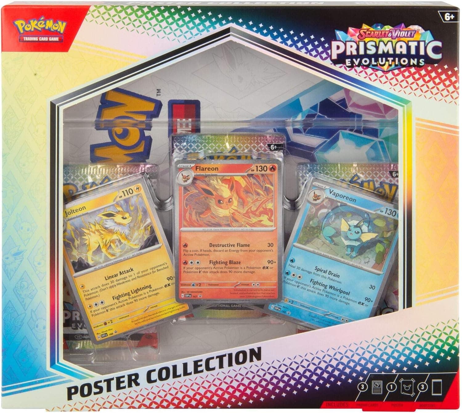 Pokemon TCG: Scarlet & Violet Prismatic Evolutions Poster Collection