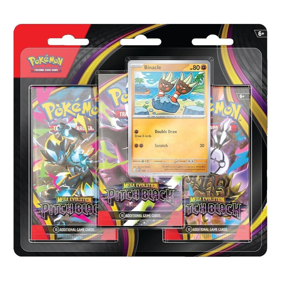 Pokemon TCG: Pitch Black 3 Blister Booster Packs