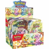 Pokemon TCG: Scarlet & Violet 8.5 Prismatic Evolutions Mini Tin Display