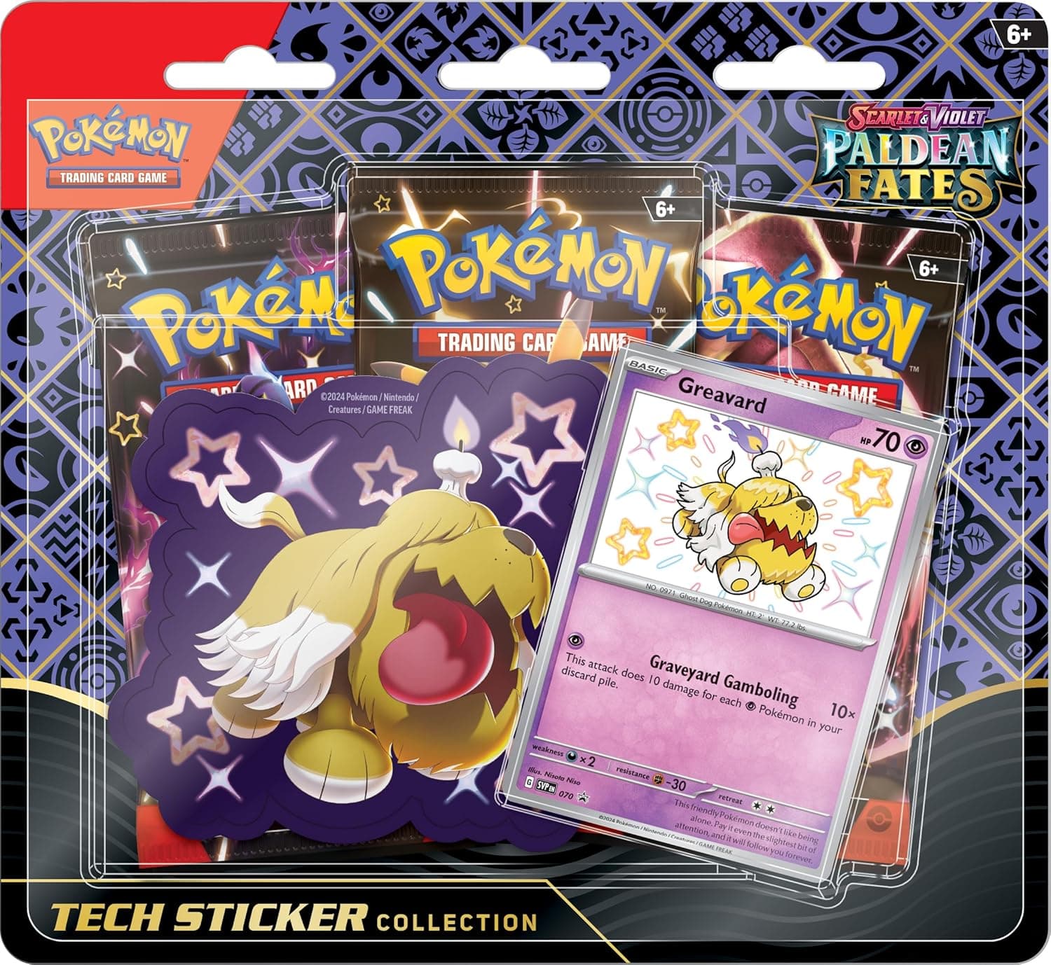 Pokemon: Scarlet & Violet Paldean Fates Tech Sticker Collection