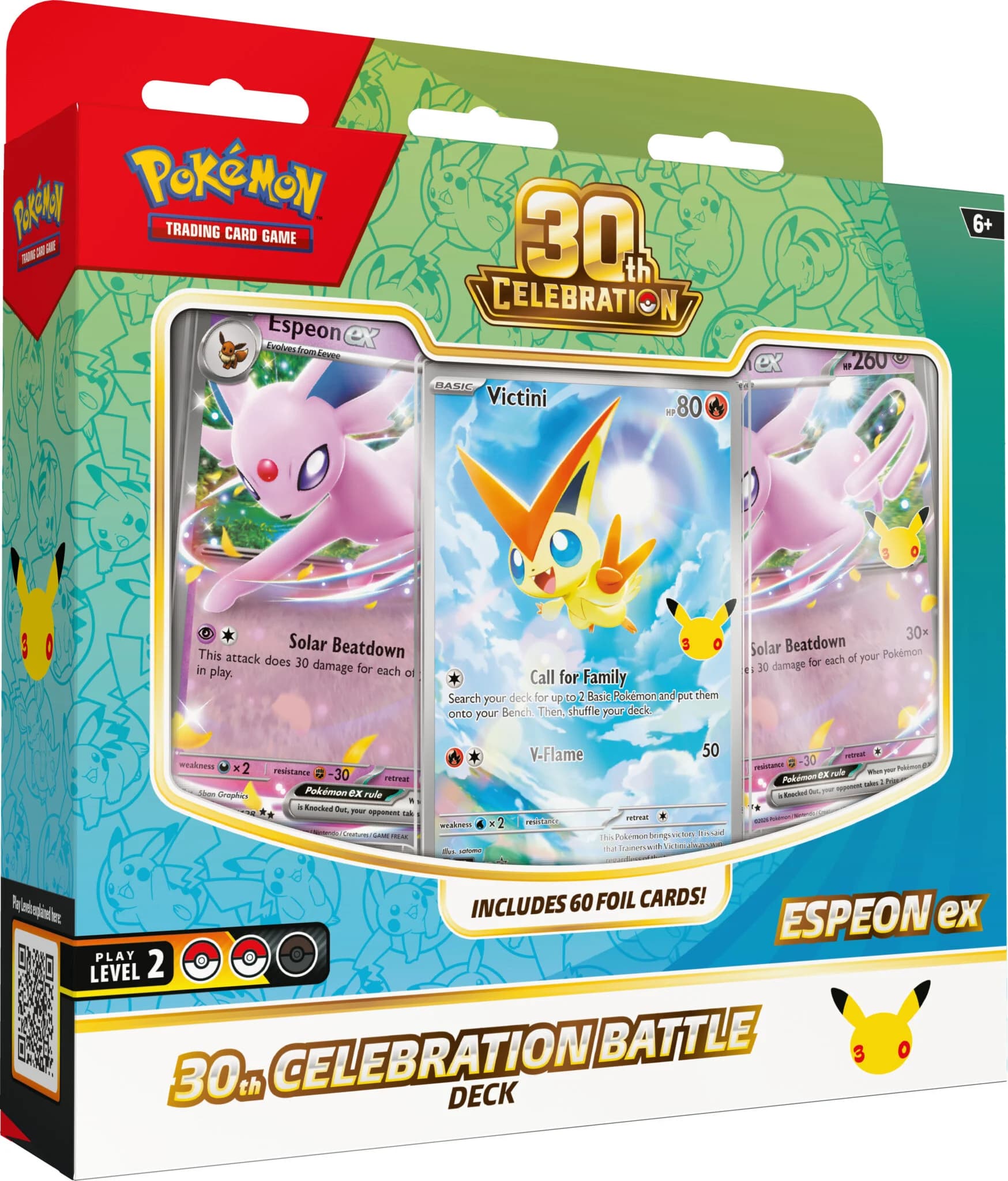 Pokemon TCG: 30th Celebration Espeon ex Battle Deck