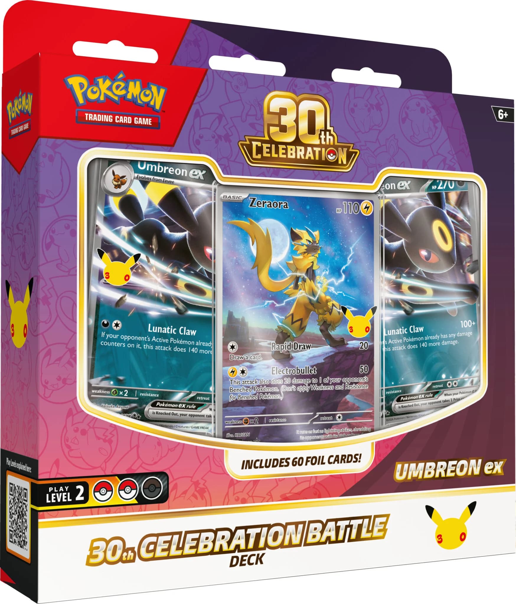 Pokemon TCG: 30th Celebration Umbreon ex Battle Deck