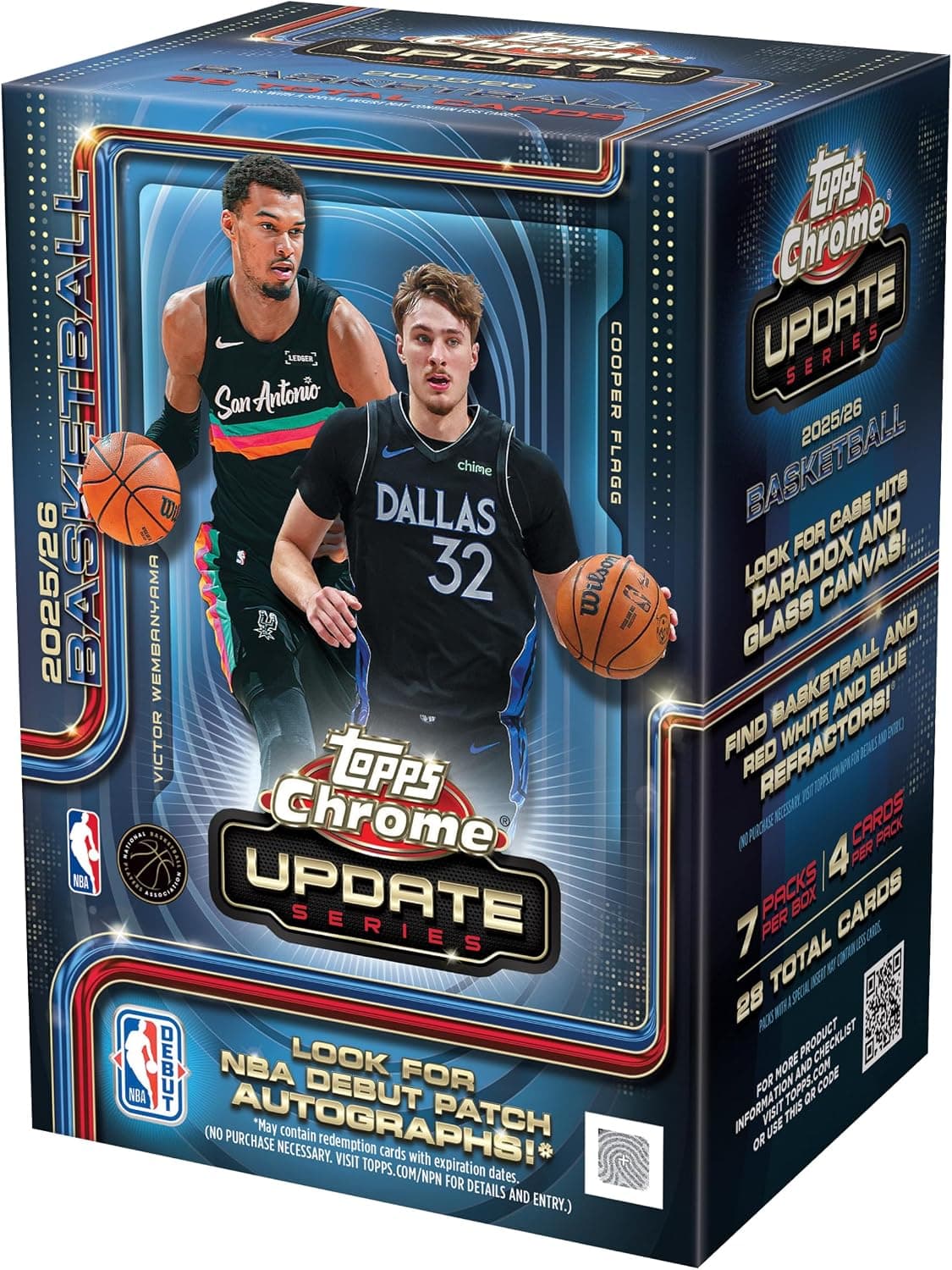 2025-26 Topps Chrome Updates Basketball