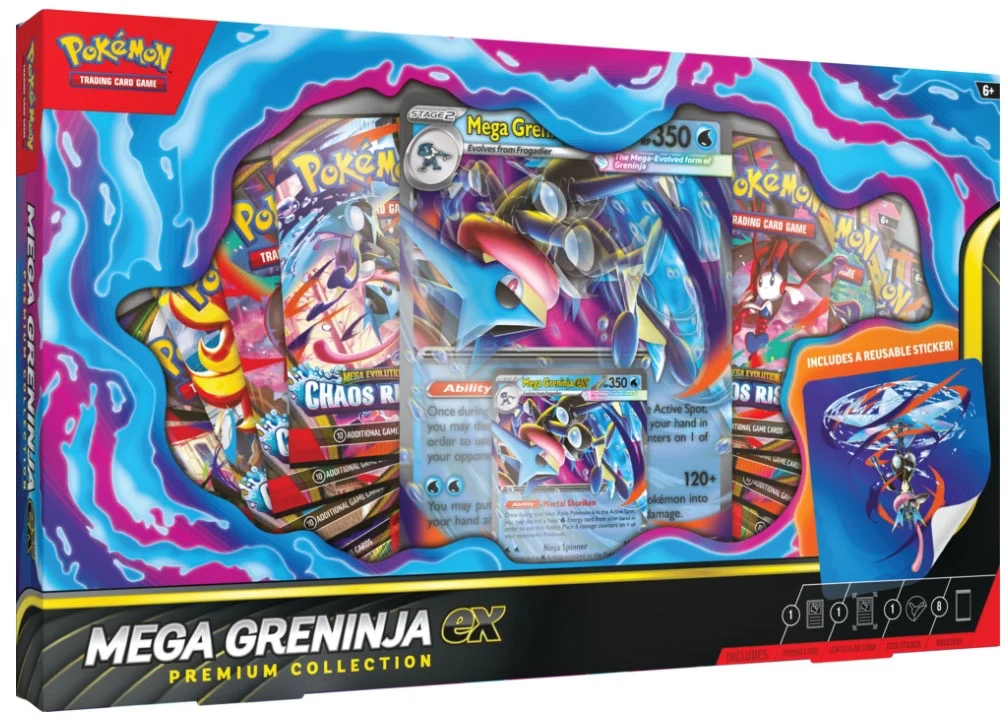 Pokemon TCG: Mega Greninja ex Premium Collection