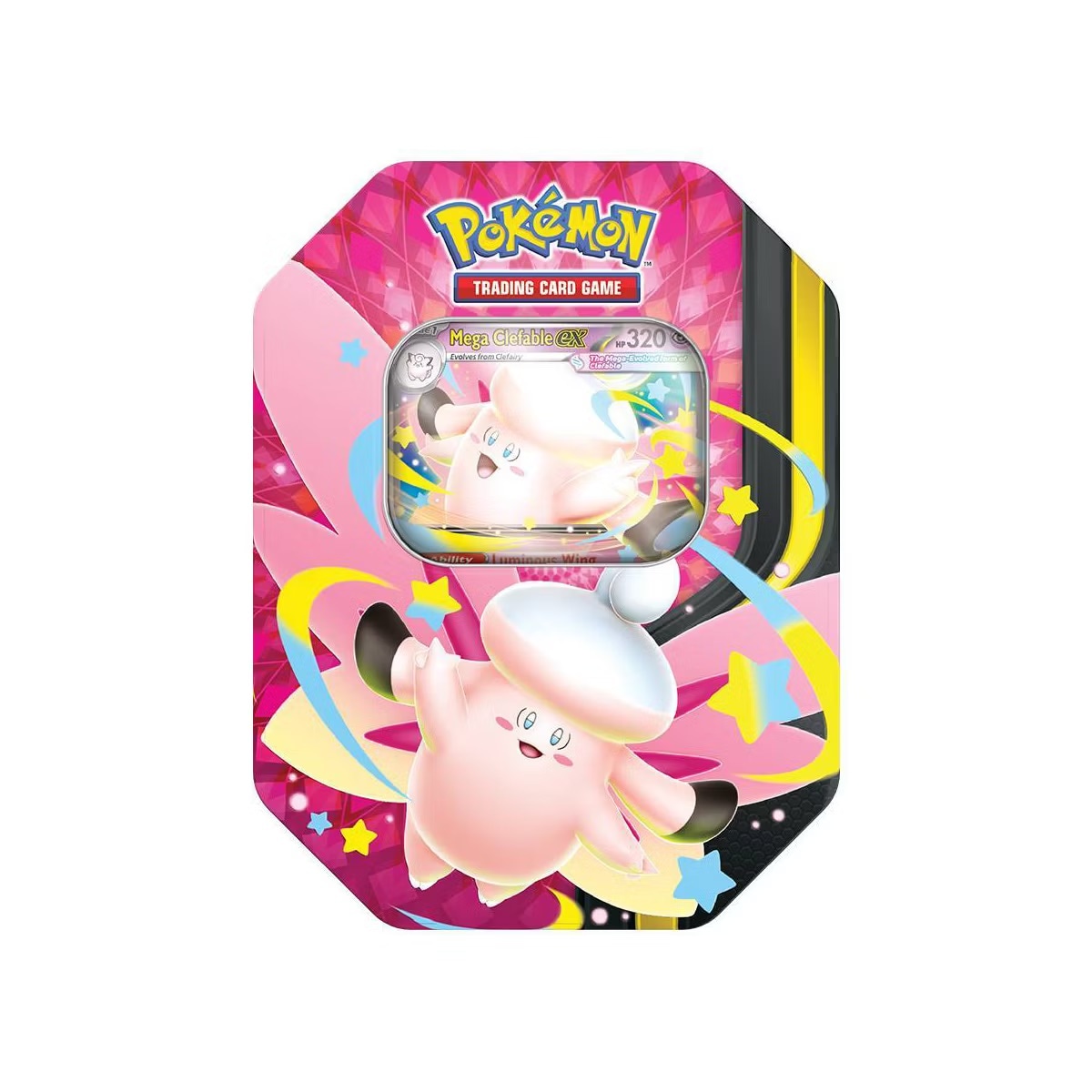 Pokemon TCG: Mega Moonlit Tin - Mega Clefable