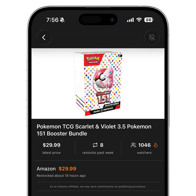 Restock Timer Recent Product Restocks & Stock Alerts | Restockd App