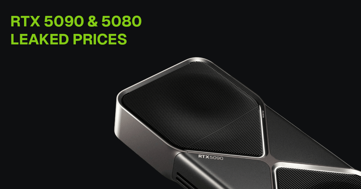 Featured image for article: RTX 5080/5090 Prices Leaked
