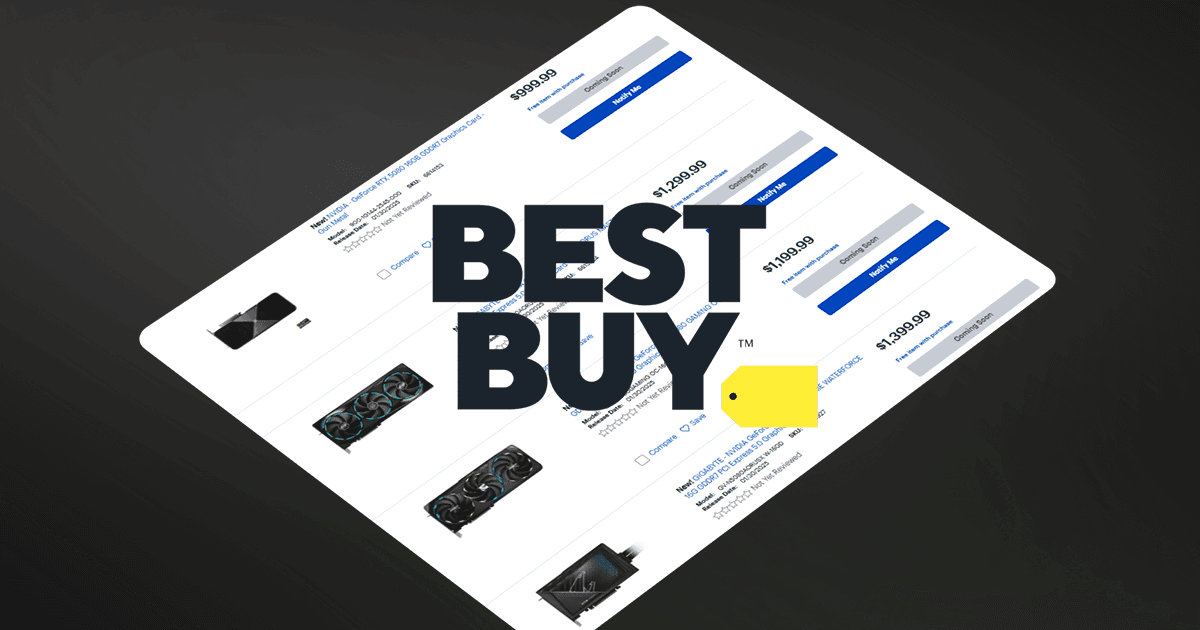Featured image for article: Best Buy NVIDIA RTX 5090 & 5080 Restocks