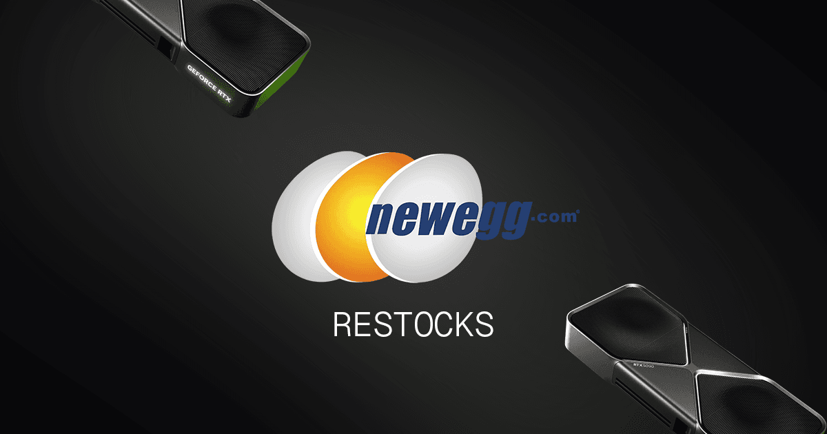 Featured image for article: Newegg NVIDIA RTX 5090 & 5080 Restocks