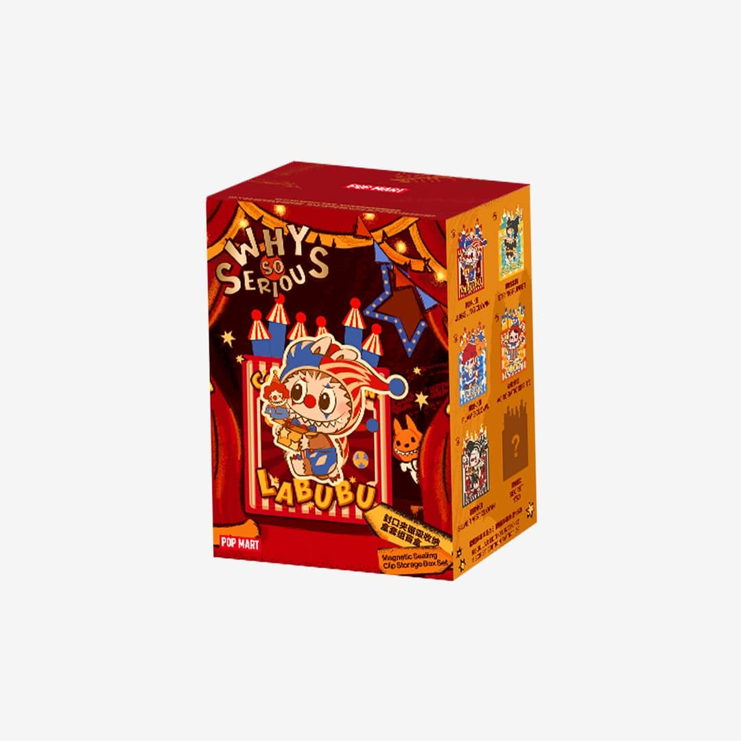 WHY SO SERIOUS Series Magnetic Sealing Clip Storage Box Set - Single