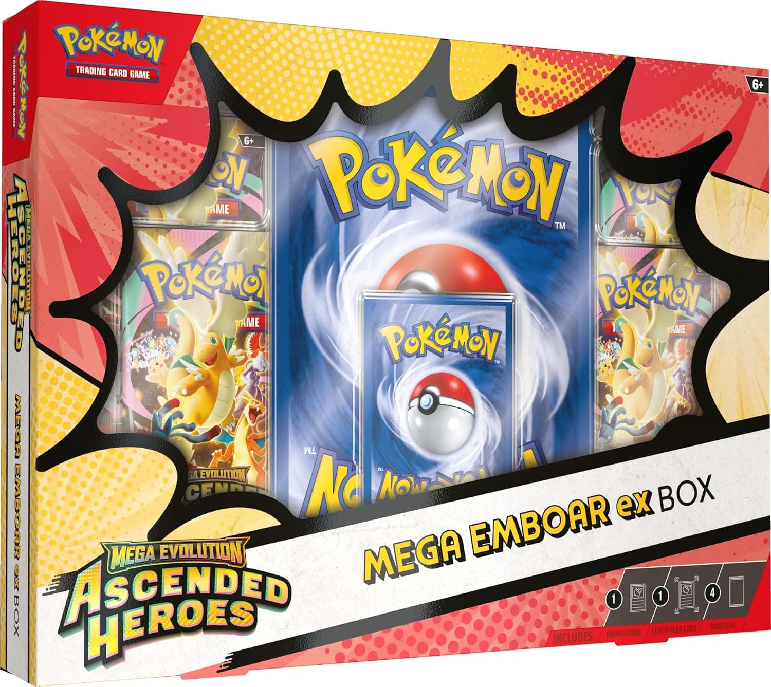 Pokémon TCG: Mega Evolution Ascended Heroes Mega Meganium/Emboar/Feraligatr ex Box