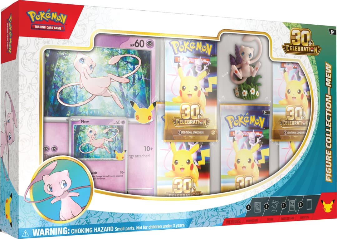 Pokemon TCG: 30th Celebration Mew Figure Collection