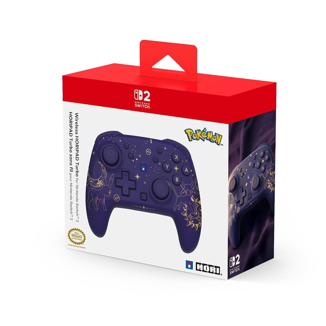 HORI Wireless HORIPAD Turbo (Umbreon and Espeon) for Nintendo Switch 2