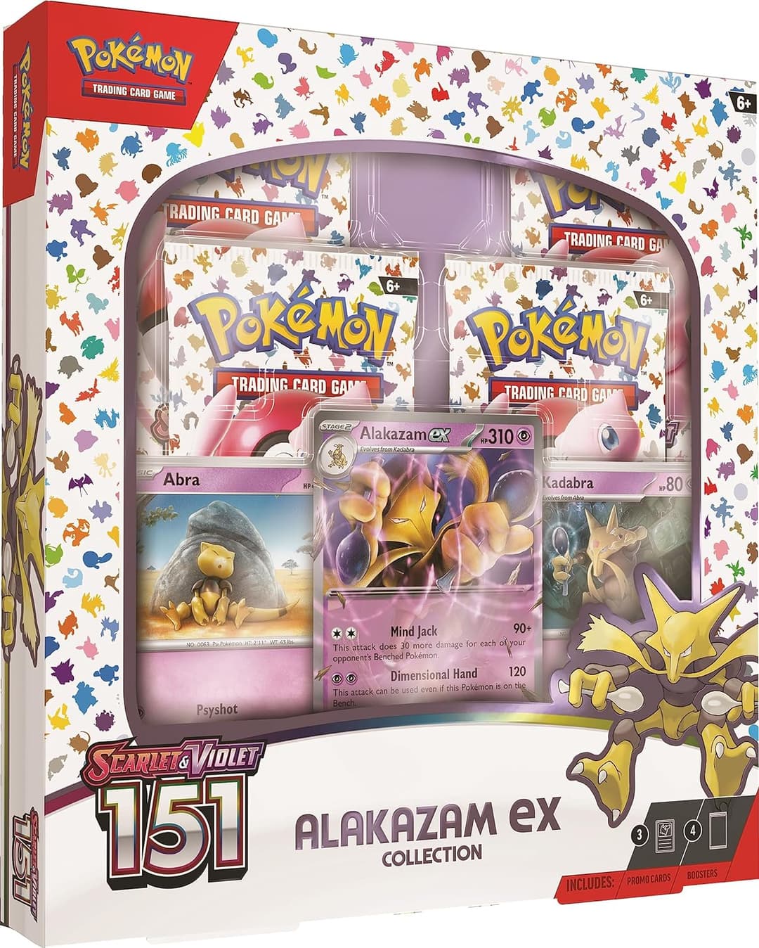 Pokemon TCG: Scarlet & Violet 3.5 Pokemon 151 Alakazam Ex Box