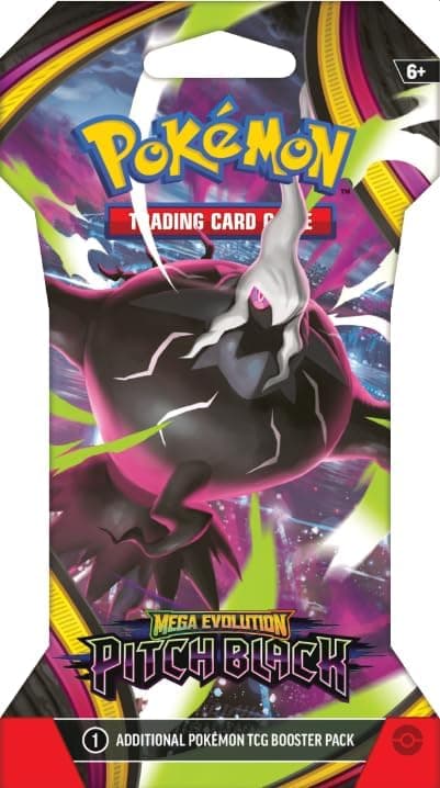 Pokemon TCG: Mega Evolution Pitch Black Sleeved Booster Pack
