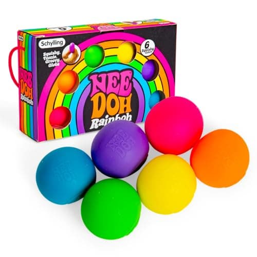 NeeDoh Rainboh Teenie 6 Pack