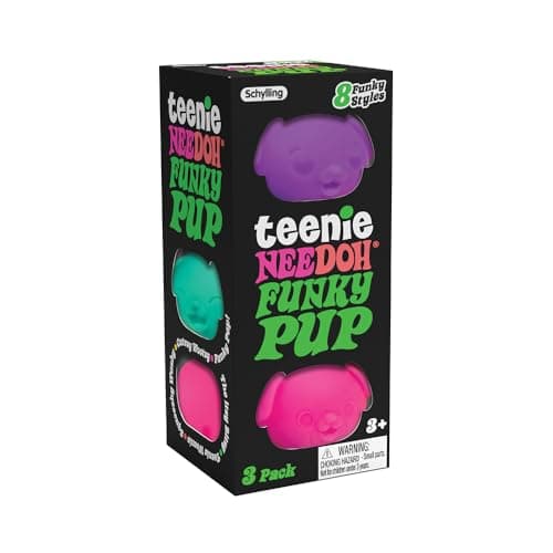 NeeDoh Teenie Funky Pups 3 Pack