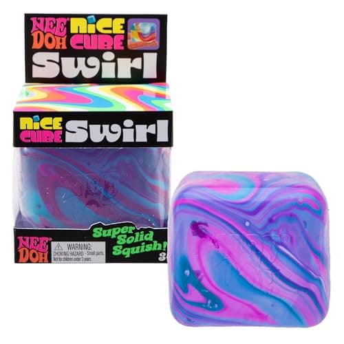 NeeDoh Nice Cube Swirl Purple/Blue