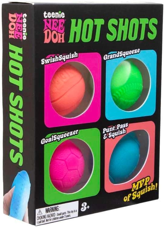NeeDoh Hot Shot Teenie 4 Pack