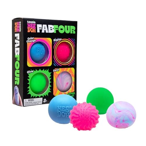 NeeDoh Teenie Fab Four 4 Pack