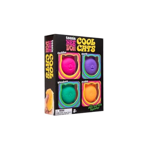 NeeDoh Cool Kitten Teenie 4 Pack