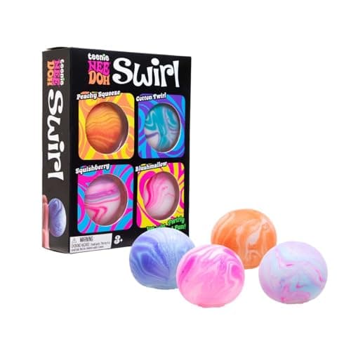 NeeDoh Teenie Swirl 4 Pack